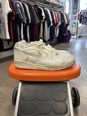 Vintage Nike Force Basketball Low 1992 OG White Size 11 90s Used