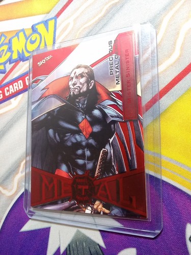 Mr Sinister Red Retro PMG /100 Marvel Metal Universe Card - Picture 4 of 7