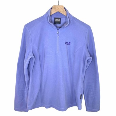Jack Wolfskin Women s Outdoor 1/4 Zip Fleece Jacket Size Large