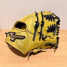 Mizuno Global Elite Hardball Glove Genuine Leather Baseball Used From Japan