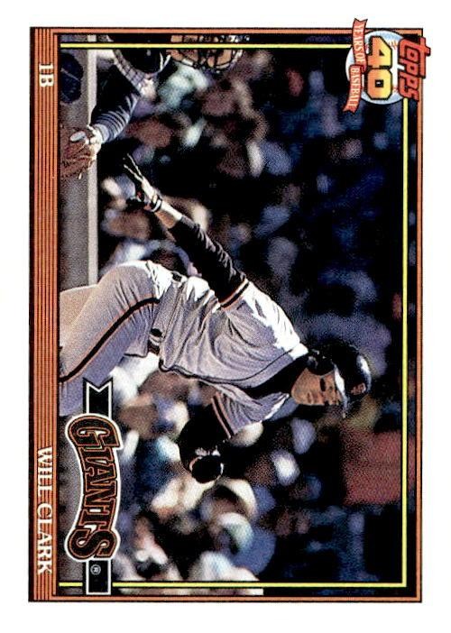 1991 Topps #500 Will Clark