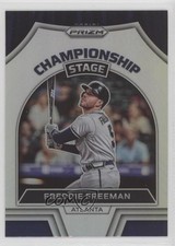 2022 Panini Prizm Championship Stage Silver Prizm Freddie Freeman #CS-2 0f1b