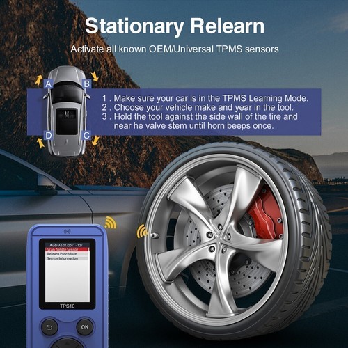 TPMS Reset Tool Relearn Auto Tire Pressure Sensor For 6.7L DODGE RAM Diesel #20 - Picture 3 of 9