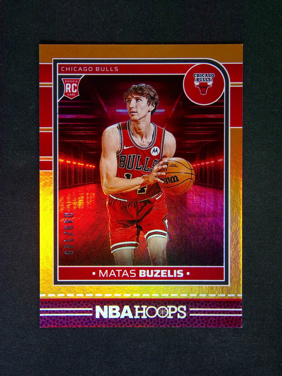 2024-25 Panini Hoops Matas Buzelis #241 RC Rookie Orange /149