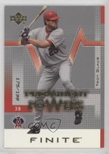 2003 Upper Deck Finite Prominent Powers Gold 175/199 Troy Glaus #179 0q3