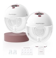 Momcozy M5 Lite Hands-Free Breast Pump Set Double Wearable Breast Pump 2 Pumps