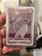 Jacob Misiorowski 2026 Bowman Printing Plate Magenta 1/1 True RC One Of One