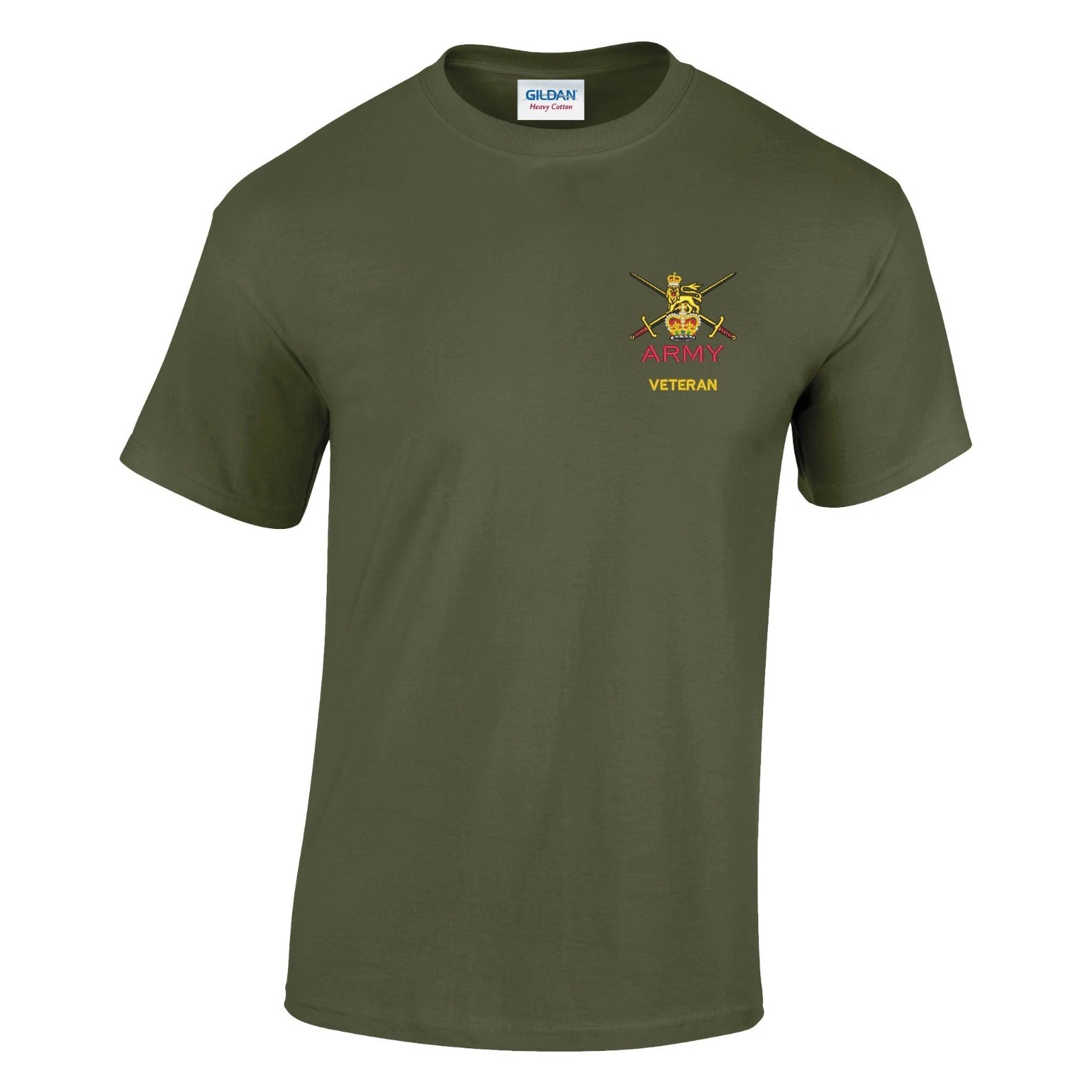 OFFICIAL British Army Armed Forces Veteran Embroidered 100% Cotton T-Shirt
Opens in a new window or