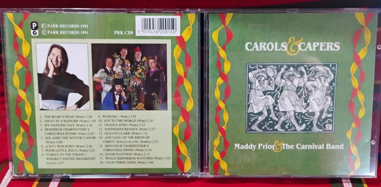 MADDY PRIOR & THE CARNIVAL BAND - CAROLS & CAPERS CD - FREEPOST