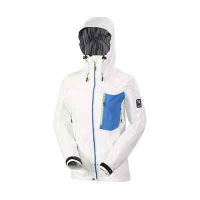Millet Trilogy V Icon Dual GORE-TEX Pro Jacket - Men's [M] - White/Blue/Lime
