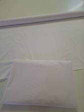 6,5 Meter Stoff Restposten in weiß aus 98%Baumwolle/2%Elasthan 1,46m Breite
