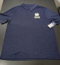 Fanatics NCAA Notre Dame Fighting Irish Polo Shirt Large