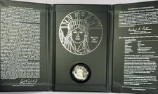 2011-W Platinum American Eagle OGP Preamble Series 1 oz
