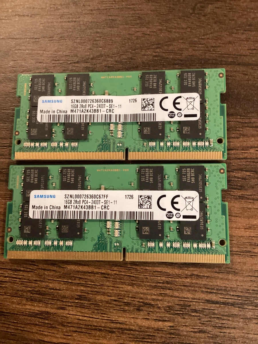 Samsung PC4-19200 (DDR4-2400) Bus Speed Computer RAM 16 GB