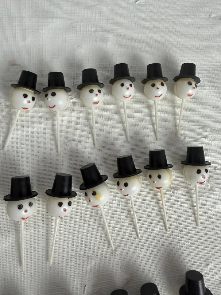 Selecciones de cupcakes decoraciones navideñas muñeco de nieve vintage 47 Foto 4 de 4