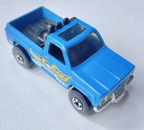 Vintage Blue 1977 Mattel Hot Wheels Bywayman Eagle Chevy Pickup Truck Hong Kong