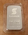 Johnson Matthey JM Scotia bank 1oz .999 Silver bar Sealed