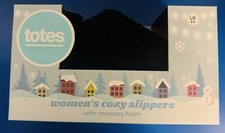 Totes Women  s Cozy Memory Foam Slippers Size Large 8-9 New In Box