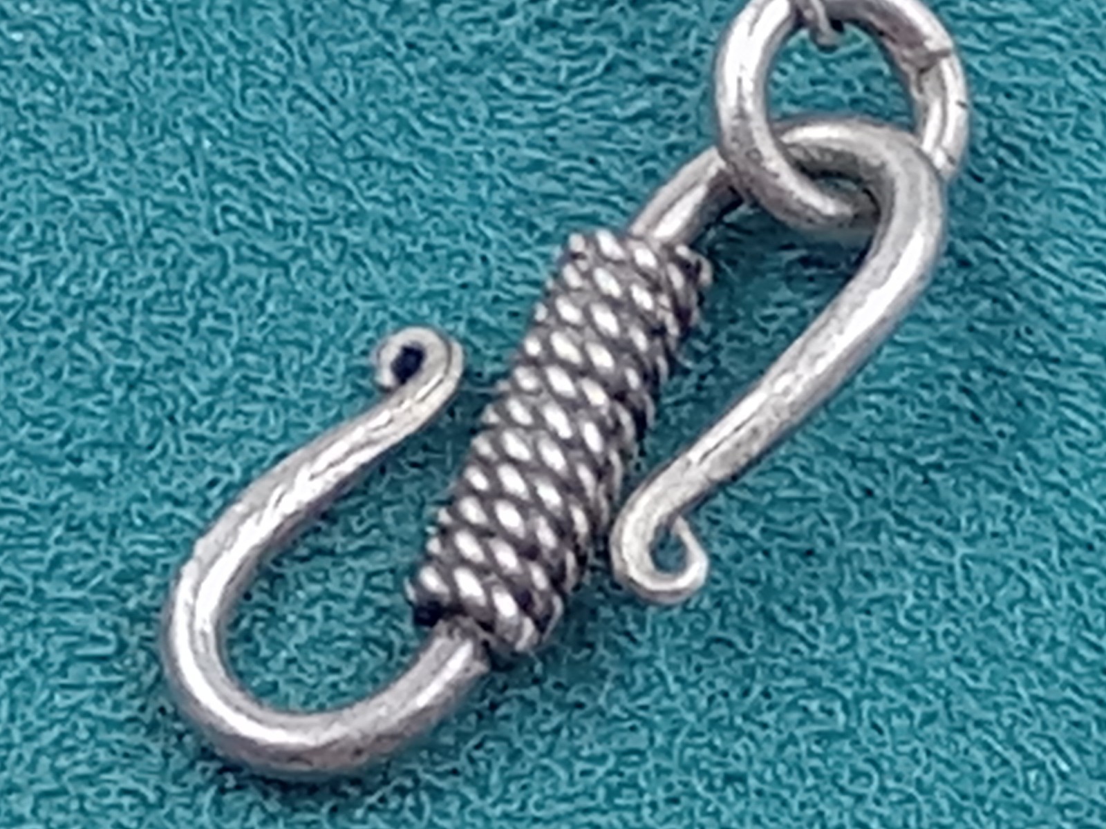 Sterling Silver Bracelet w. Alternating Pearl & P… - image 13