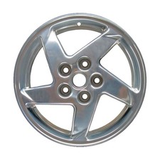 Metallic Polished 5 Spoke 16 x 6.5 Used Wheel