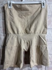 SPANX Shaping Shorts Size 2X Beige Shaping Shorts Breathable High Waist NWOT