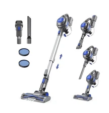 MOOSOO Cordless Stick Vacuum Cleaner Lightweight for Carpet Pet Hair And Wood