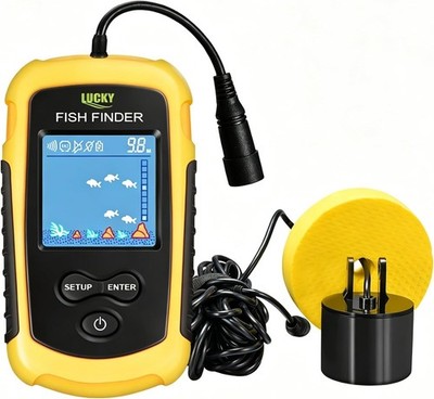 LUCKY FFCW1108-1 Kajak Tragbarer Fischtiefenfinder Wasser Hand Fischfinder Sohn