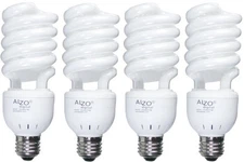 ALZO 27W CFL Photo Light Bulb 5500K, 1300 Lumens, 120V, Pack of 4