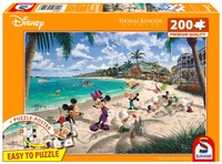 Puzzle 200 ElementóW. Kinkade. Myszka Miki I Minnie Na Florydzie Schmidt Spiele