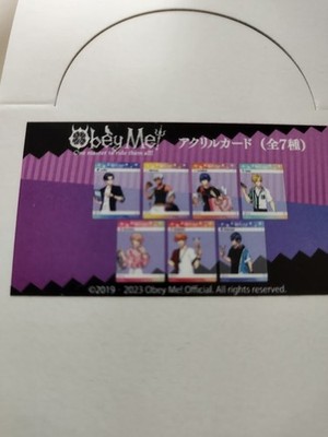 Obey Me! Acrylic Card collection Complete Set Summer clothes ver