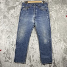 Vintage Levis 501xx Jeans Mens 38x34 fit 34x31 Made in USA 90s Button Fly Dark