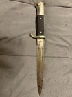 German WW2 Kissing Crane Robert Klaas Military Bayonet With Scabbard