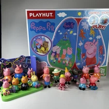 Peppa Pig Playhut Classic Hideaway Pop-Up Play Tent PLAYHUT And Fingers Lot