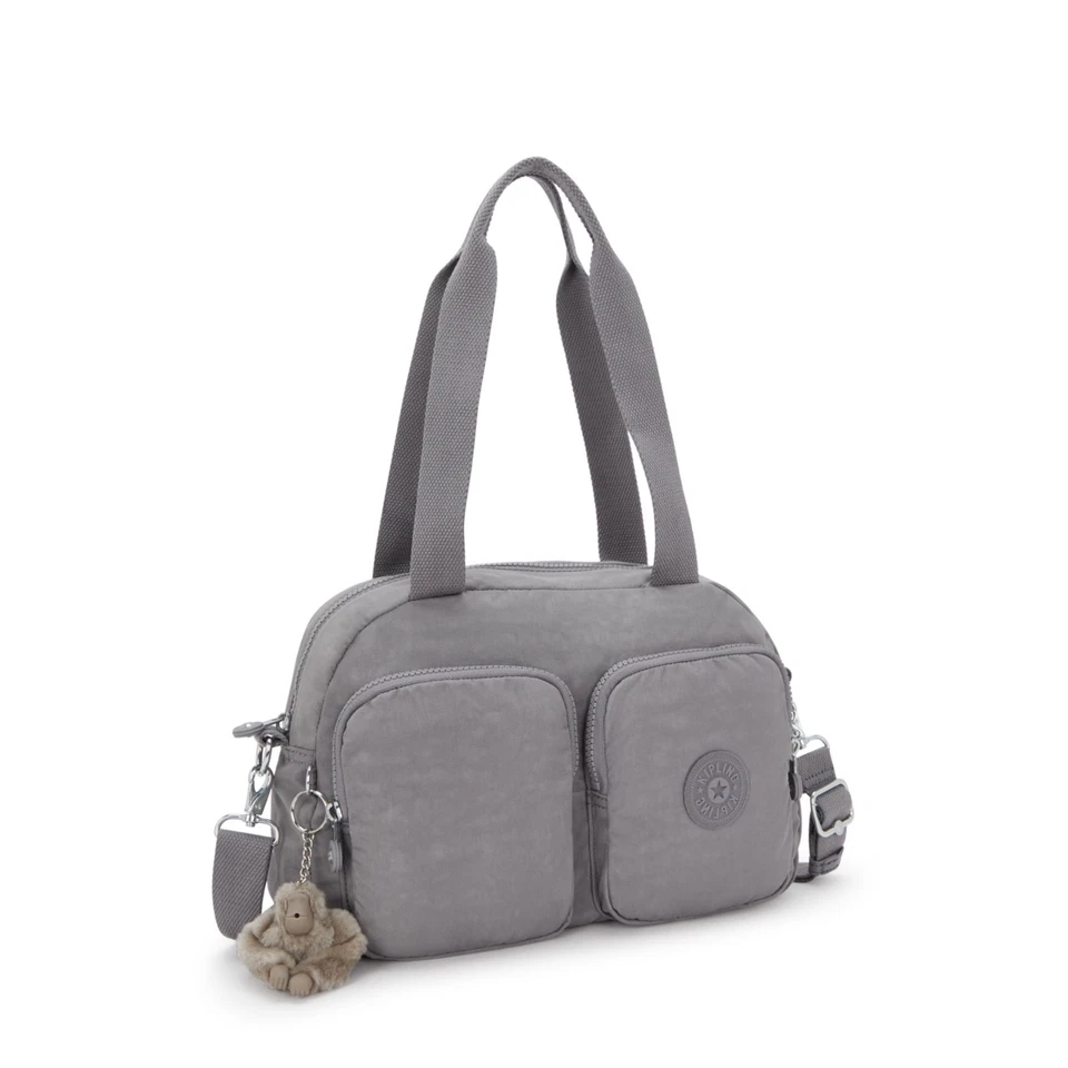 Kipling Schultertasche COOL DEFEA Handtasche Umhängetasche EINLADEND GRAU FW2025 UVP 98£ - Bild 4 von 4
