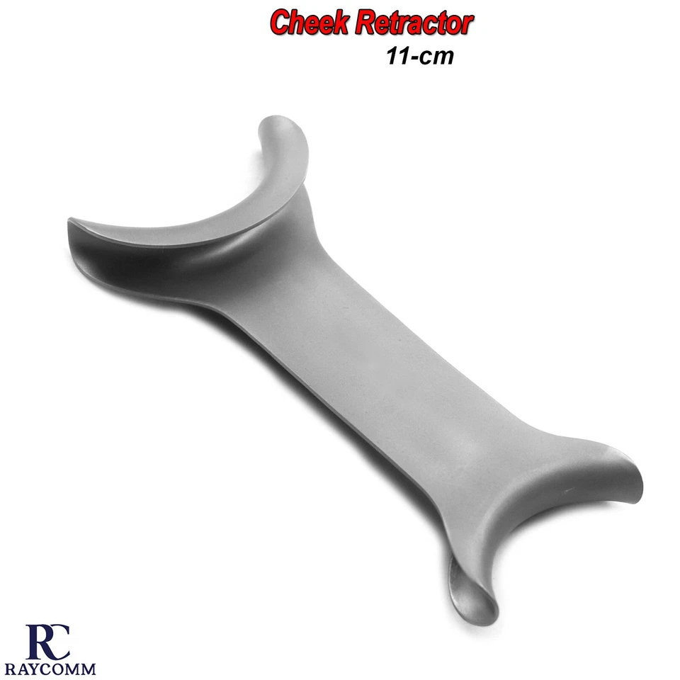 Retractor dental de mejillas labio lengua abridor bucal doble cabeza instrumentos ortopédicos Foto 3 de 4