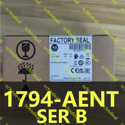1PC Flex I/O EtherNet/IP Adaptor  1794-AENT SER B ALLEN BRADLEY 1794AENT US NEW