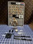 1988 Vintage Complete G.I. Joe 3.75 ARAH Blizzard v1 Figure W/ Uncut File Card