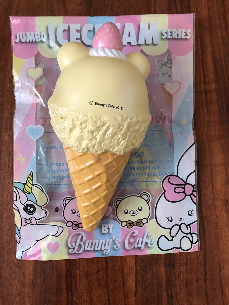 Bunnys Cafe Kumatan Jumbo Icecream Squishy. | eBay