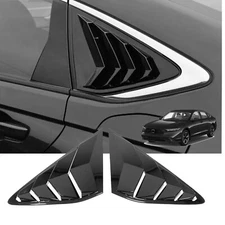 Car Rear Side Window Shutters black For Honda Accord 2023 -2025 Accessories