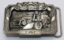 1986 Massey Ferguson MF 72 Combine Belt Buckle 741 of 5000 Iowa Premium  Specia