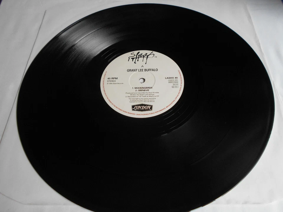Grant Lee Buffalo Mockingbirds  Mint-  1A 1B 1st Press LP 1994 Slash LASHX 49 - Image 4 of 4
