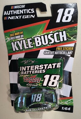 KYLE BUSCH #18 INTERSTATE Nascar Authentics 2022 Wave 4 Toyota