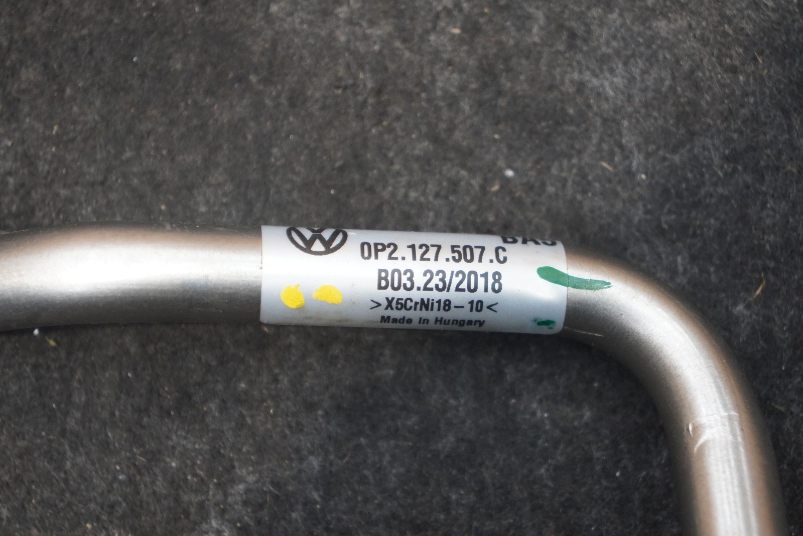 Gas Fuel Line Set 0P2133986C 0P2127507C OEM Lamborghini Urus 2019