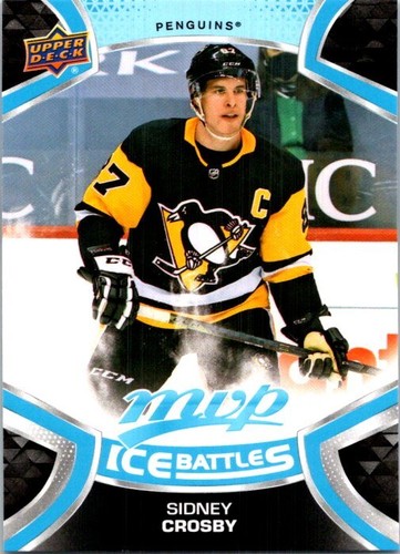 Sidney Crosby [Ice Battles] #219 2021 Upper Deck MVP card