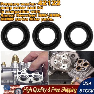 Pressure Washer Pump Water Seal 42122 for Annovi Reverberi RMW2G24 SRMW2.2G26