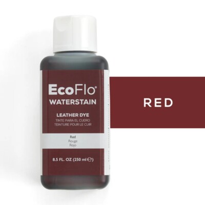 ECO - FLO PROFESSIONAL RED LEATHER WATER STAIN - 8.5oz/ 250 ml bottle