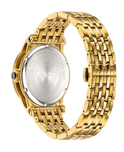Versace VERD00819 Palazzo Empire schwarz gold Edelstahl Armband Uhr Herren NEU - Bild 3 von 7