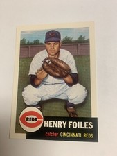 1991 Topps 1953 Archive Henry Foiles Cincinnati Reds REPRINT