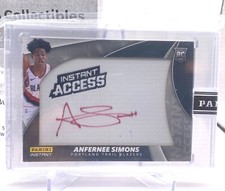 2018-19 Panini Instant Anfernee Simons AUTO - 1/1 Rookie Autograph One Of One RC