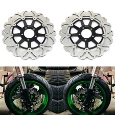 2X Front Brake Discs Disks for Kawasaki ZXR 400 750 ZRX 1100 1200 ZZR 1100 C1-C3